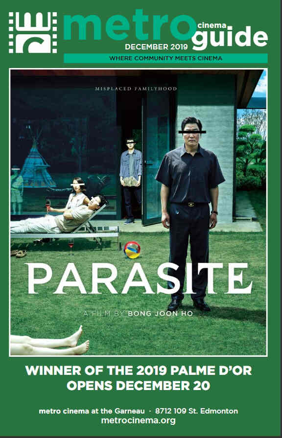 METRO CINEMA GUIDE magazine side cover  December 2019
