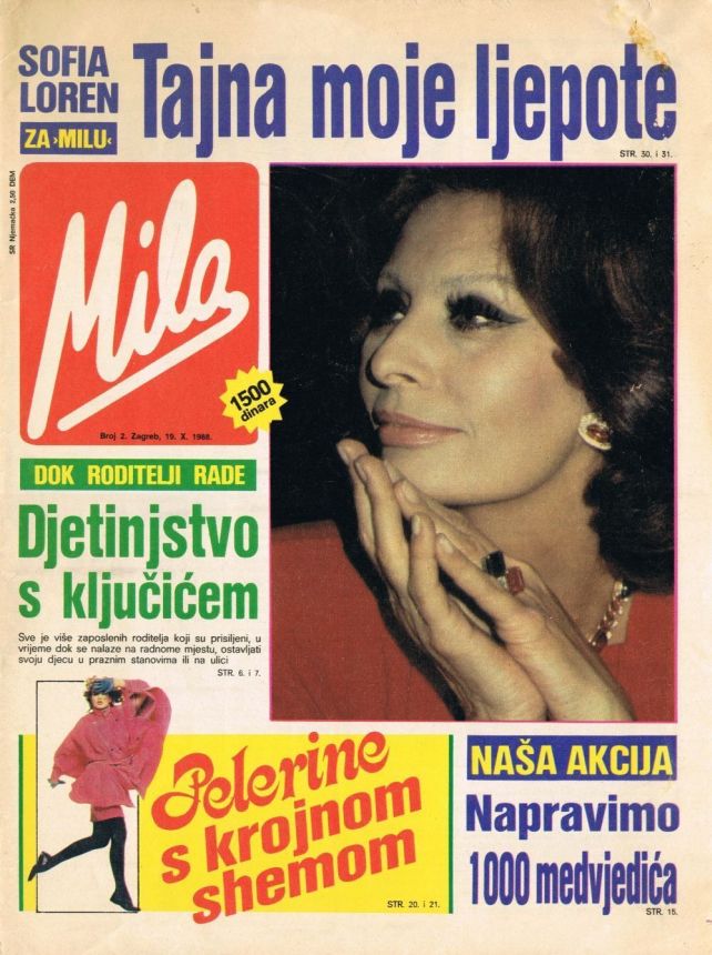 MILA magazine cover Issue 2 19 October 1988