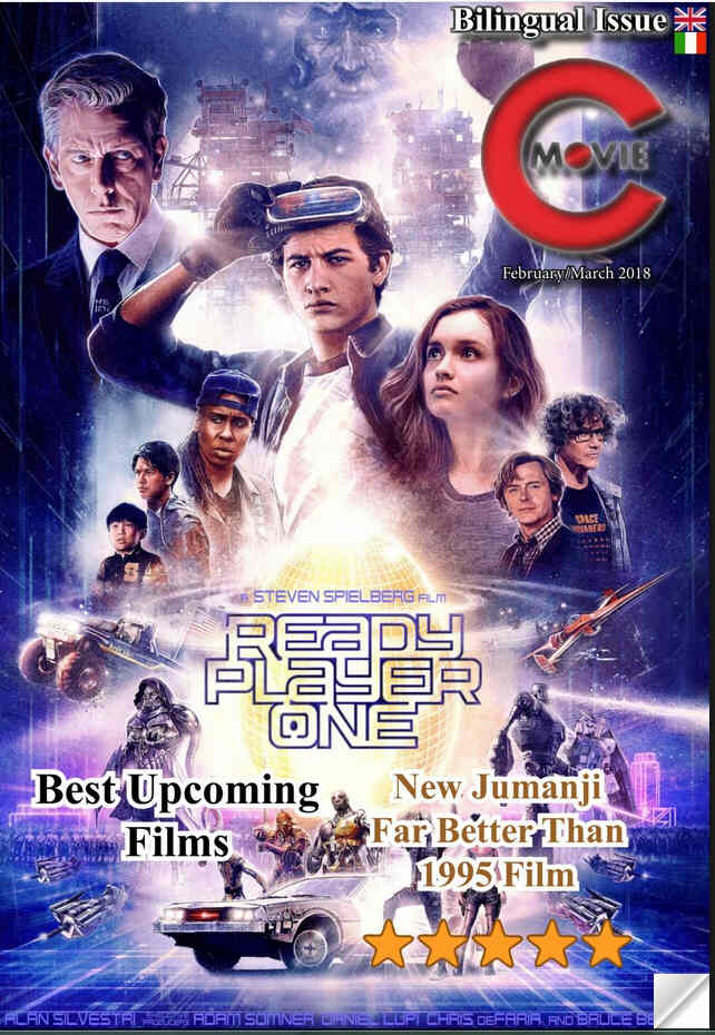 MOVIE CENTRAL magazine side cover  February/March 2018