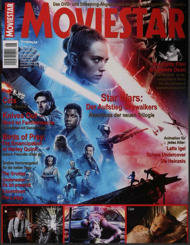 MOVIESTAR magazine side cover Issue 178  January 2020