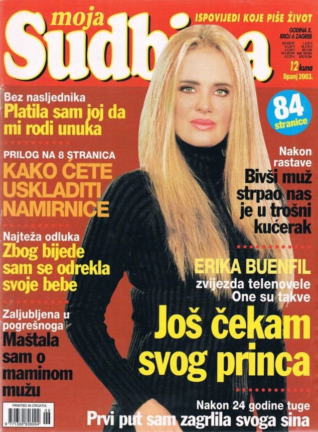 MOJA SUDBINA magazine cover  June 2003