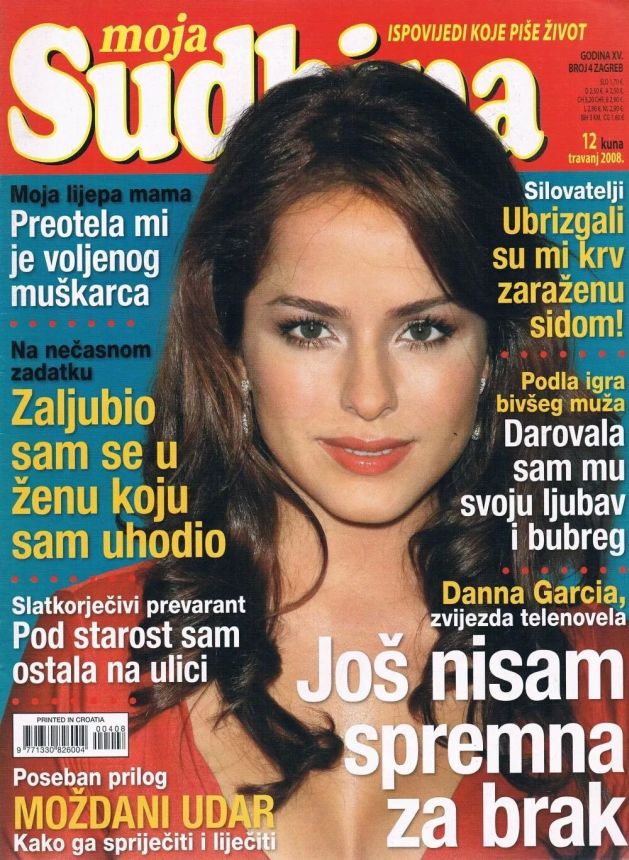 MOJA SUDBINA magazine cover  April 2008