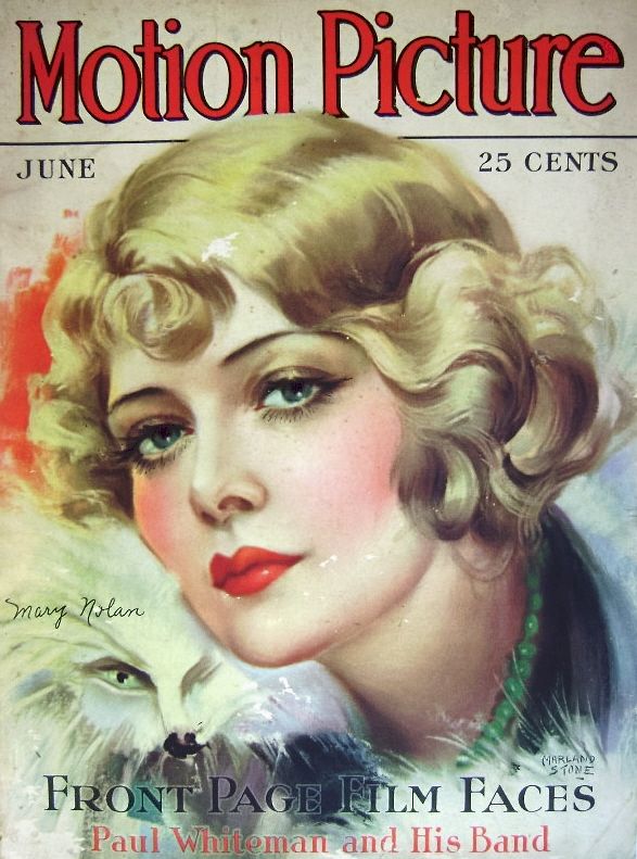 MOTION PICTURE magazine side cover Issue 232 June 1930