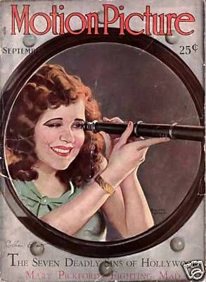 MOTION PICTURE magazine side cover Issue 235 September 1930