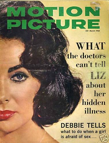 MOTION PICTURE magazine side cover Issue 589 March 1960