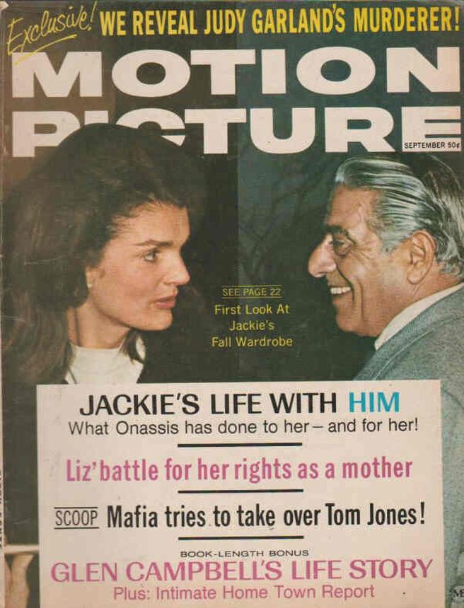 MOTION PICTURE magazine side cover Issue 703 September 1969