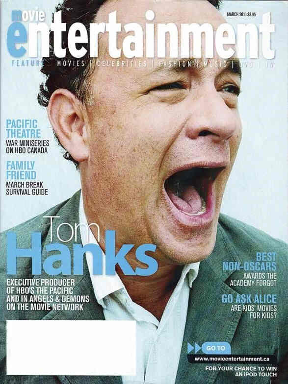 MOVIE ENTERTAINMENT magazine side cover March 2010