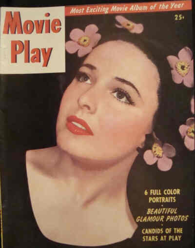 MOVIE PLAY magazine side cover  Vol 1 # 1 Winter 1944