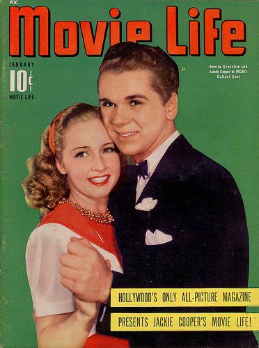 MOVIE LIFE magazine side cover January 1941