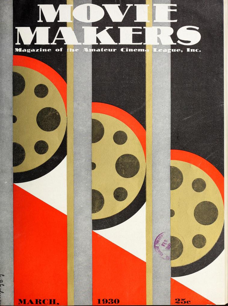 MOVIE MAKERS magazine side cover Issue 39 March 1930