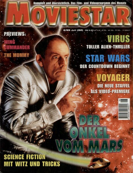 MOVIESTAR magazine side cover Issue 52 June 1999