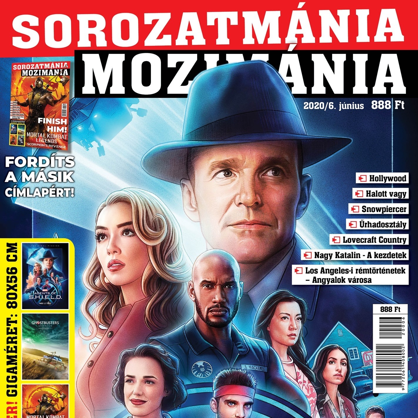 CINEMANIA MOZIMANIA magazine side cover  June 2020