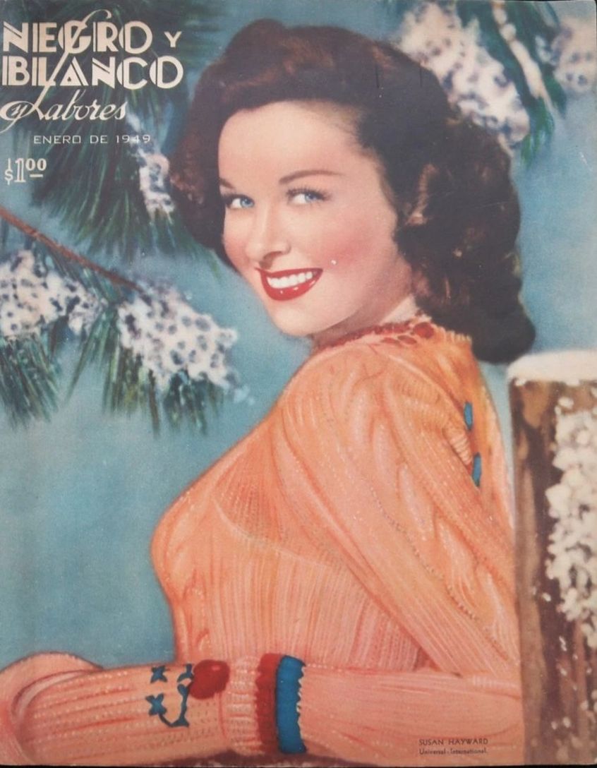 NEGRO Y BLANCO LABORES magazine cover  January 1949