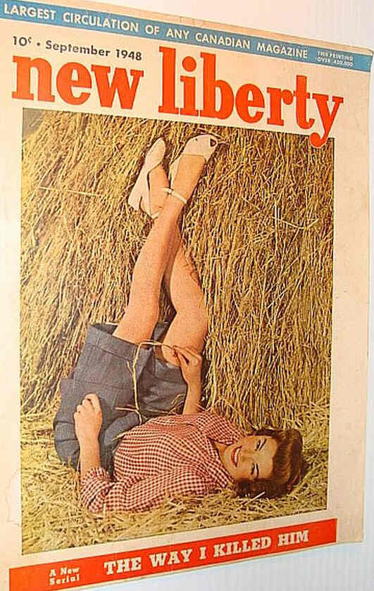 LIBERTY magazine side cover  September 1948