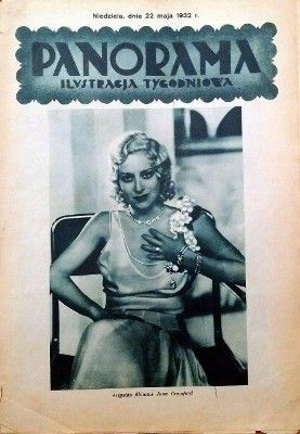 PANORAMA POLAND magazine side cover 22 May 1933