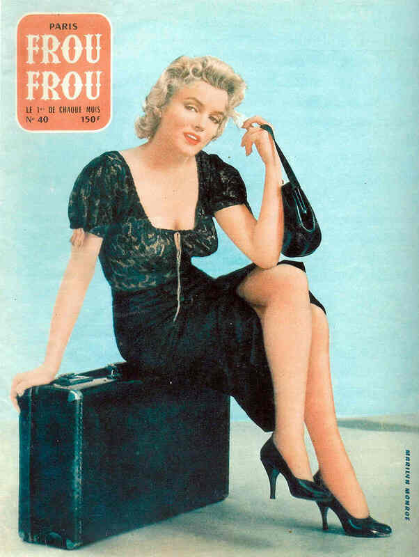 PARIS FROU FROU magazine side cover Issue 40  1957