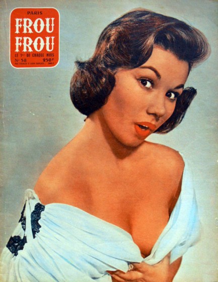PARIS FROU FROU magazine side cover Issue 58  1957