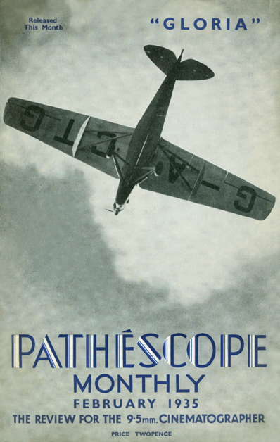 PATHESCOPE MONTHLY magazine side cover  February 1935