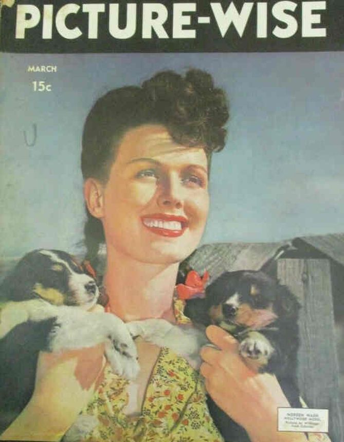 PICTURE-WISE magazine side cover Vol 1 # 5 - March 1946