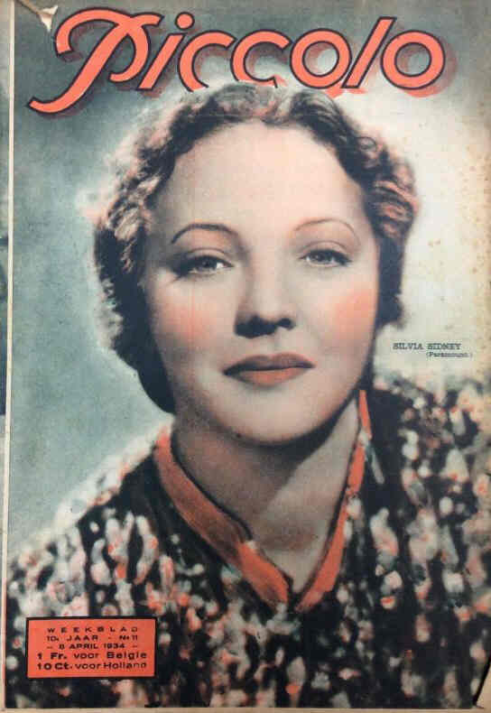 PICCOLO magazine side cover Issue 11 8 April 1934