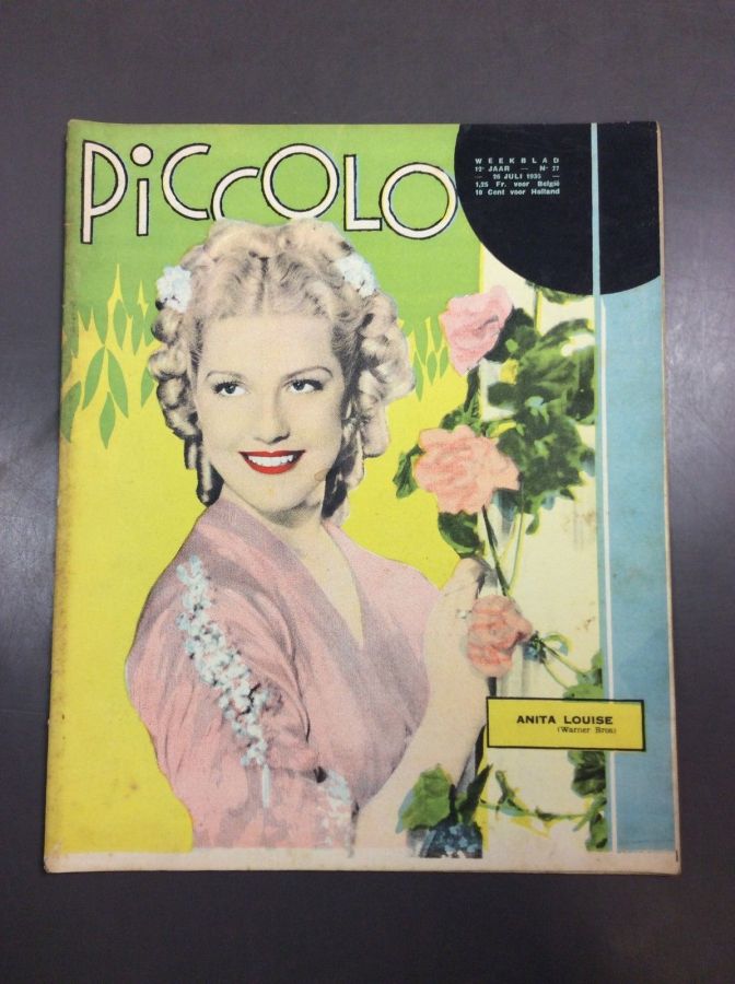 PICCOLO magazine side cover Issue 27 26 July 1936
