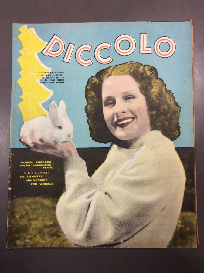 PICCOLO magazine side cover Issue 10 28 March 1937
