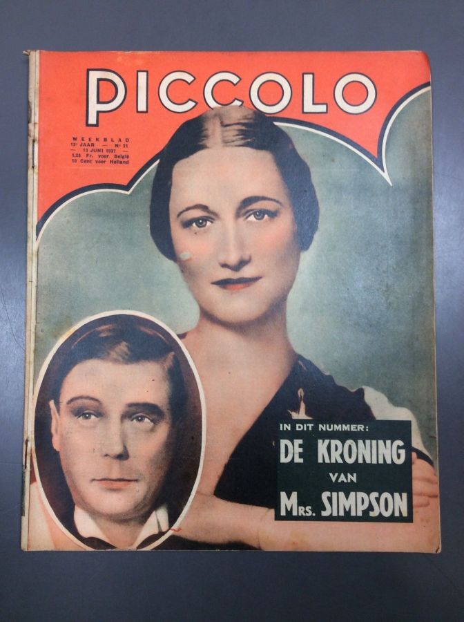 PICCOLO magazine side cover Issue 21 13 June 1937