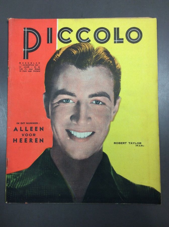 PICCOLO magazine side cover Issue 28 1 August 1937