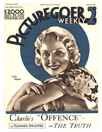 Leila Hyams magazine cover