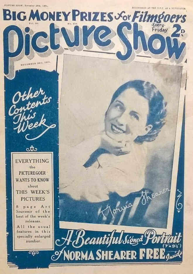 Norma Shearer magazine cover