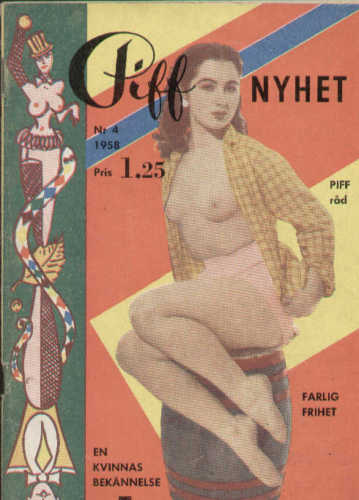PIFF magazine side cover Issue 4  1958