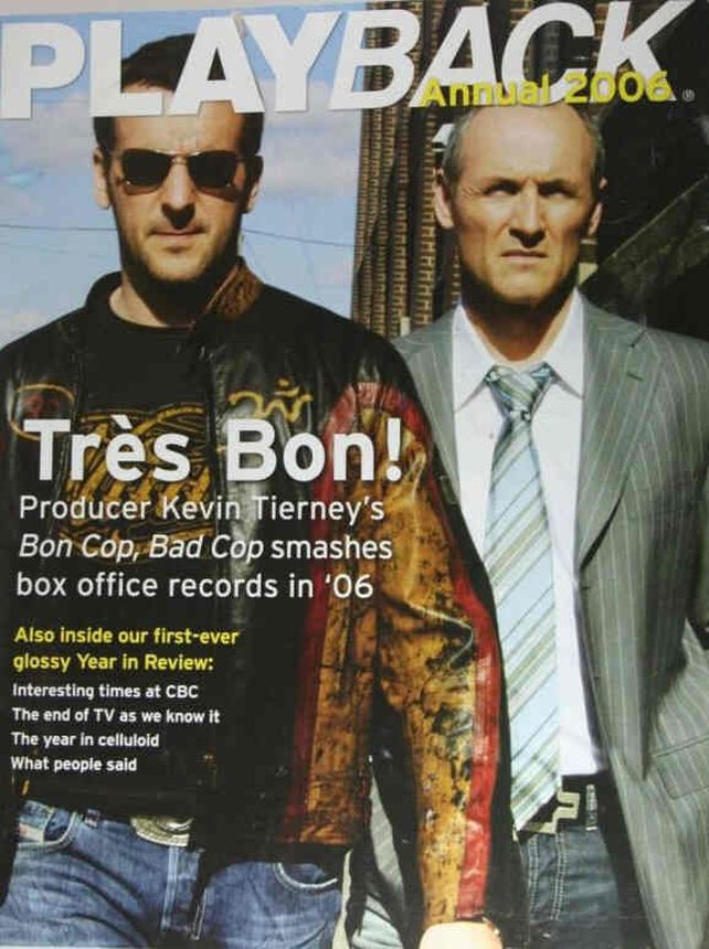 PLAYBACK magazine cover Issue an   2006