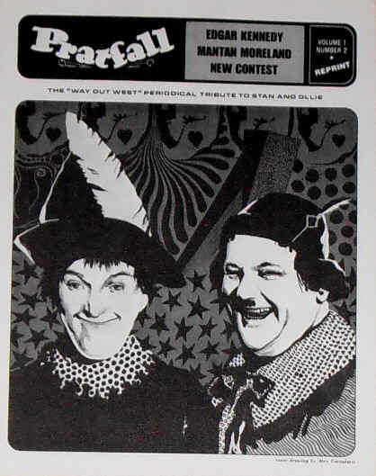 PRATFALL magazine side cover Issue 2  1969