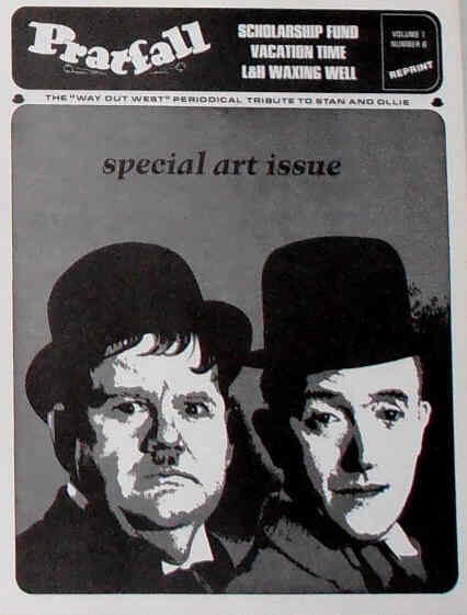 PRATFALL magazine side cover Issue 6  1971