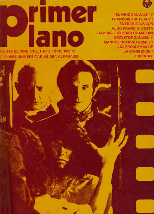 PRIMER PLANO (Chile) magazine side cover Issue 3 Winter 1972