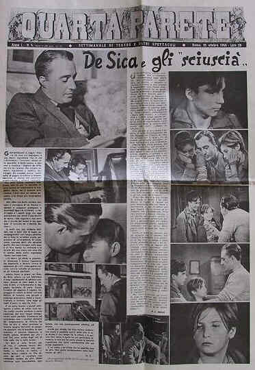 QUARTA PARETE magazine side cover Issue 4 25 October 1945
