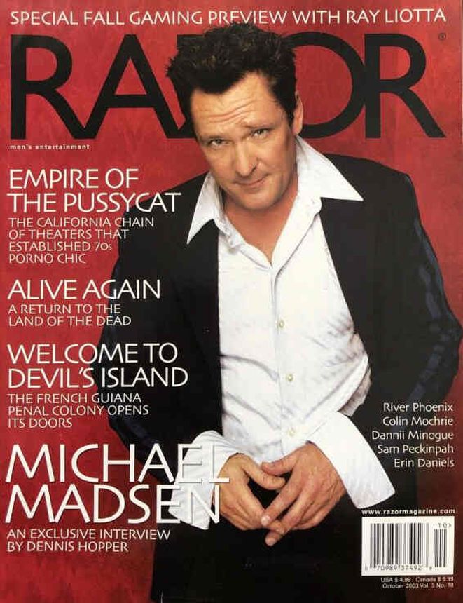 RAZOR  magazine cover  October 2003