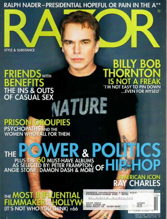 RAZOR  magazine cover  October 2004