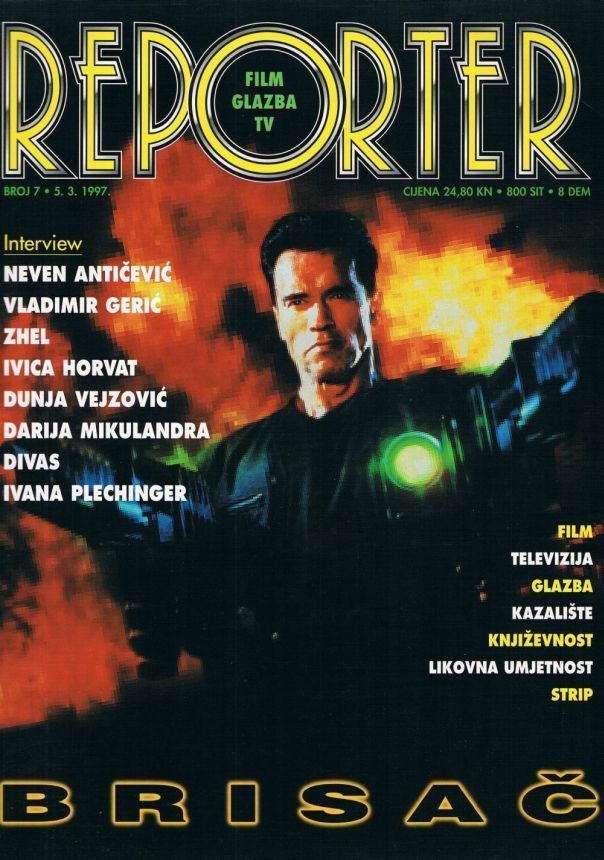 REPORTER magazine cover Issue 7 5 March 1997