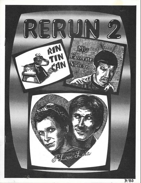 RERUN magazine side cover Issue 2  1983