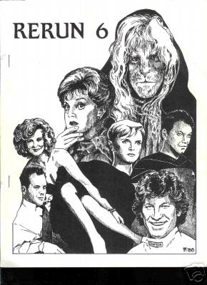 RERUN magazine side cover Issue 6  1988