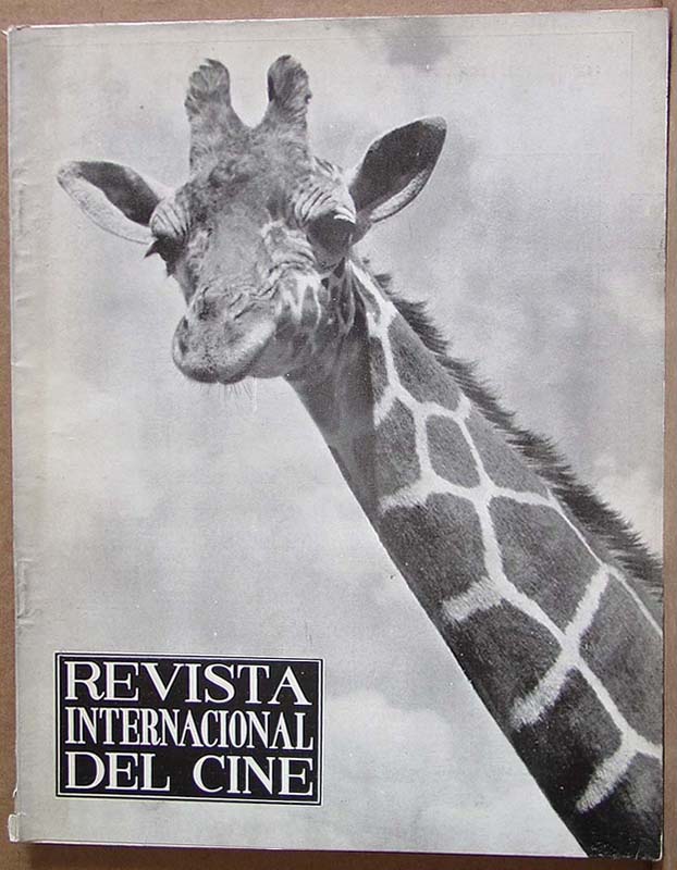 REVISTA INTERNACIONAL DEL CINE magazine side cover Issue 26 July-December 1956