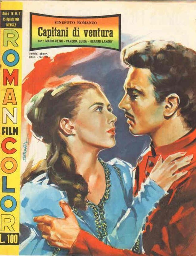 ROMAN FILM COLOR magazine side cover Issue 8 15 August 1961