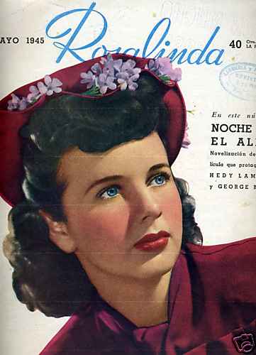 ROSALINDA magazine side cover May 1945