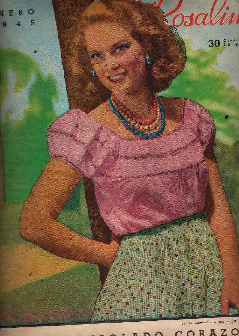 ROSALINDA magazine side cover January 1945