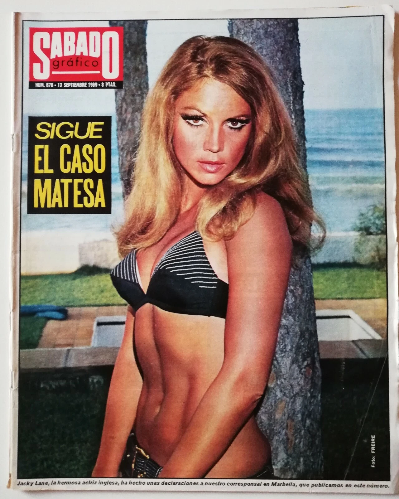 SABADO GRAFICO magazine side cover Issue 676 13 September 1969