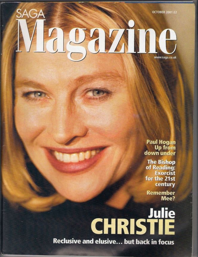 SAGA MAGAZINE magazine side cover  October 2001