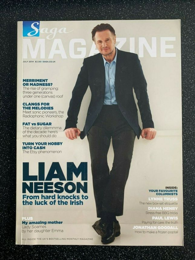 SAGA MAGAZINE magazine side cover  July 2014