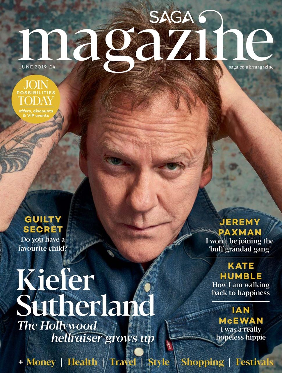 SAGA MAGAZINE magazine side cover  June 2019