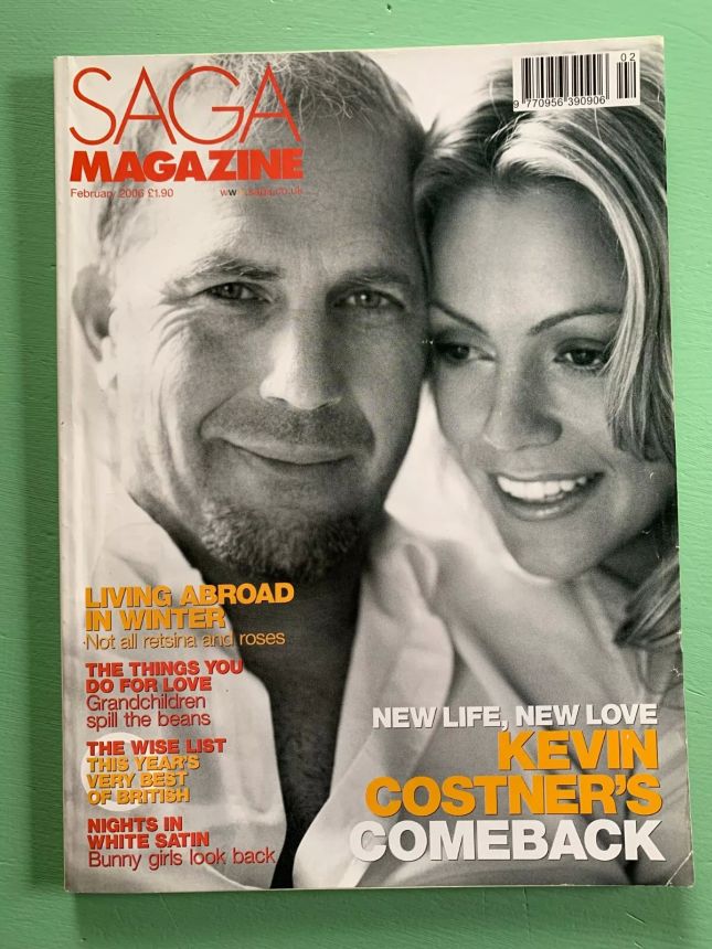 SAGA MAGAZINE magazine side cover  February 2006